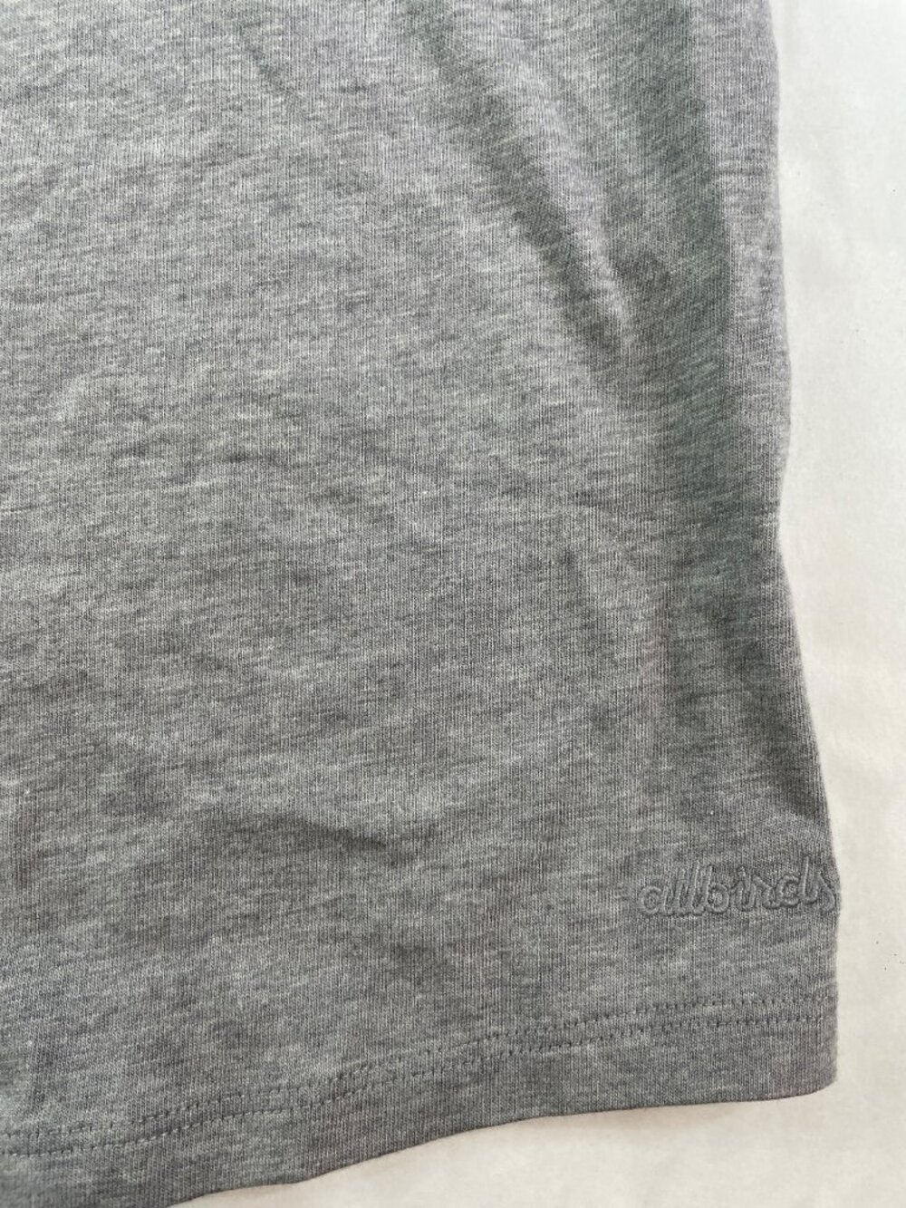 Allbirds Anytime Tee Medium Grey Organic Merino Pocket Crewneck Men's L $45 NWT - Picture 4 of 6